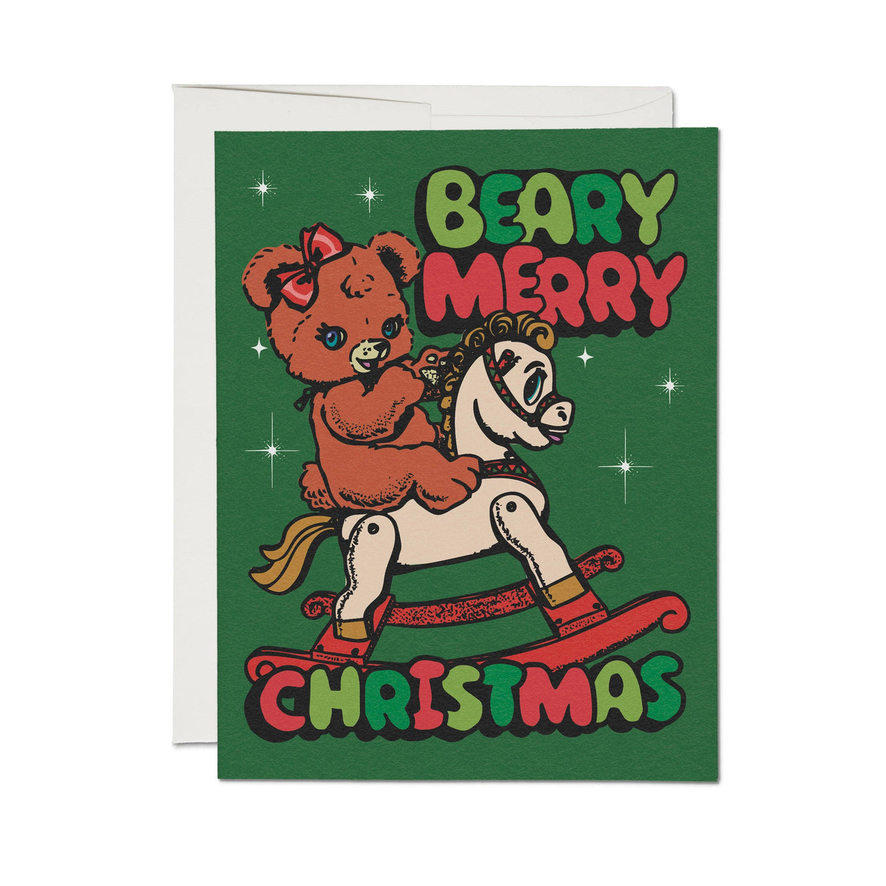 Beary Merry greeting card