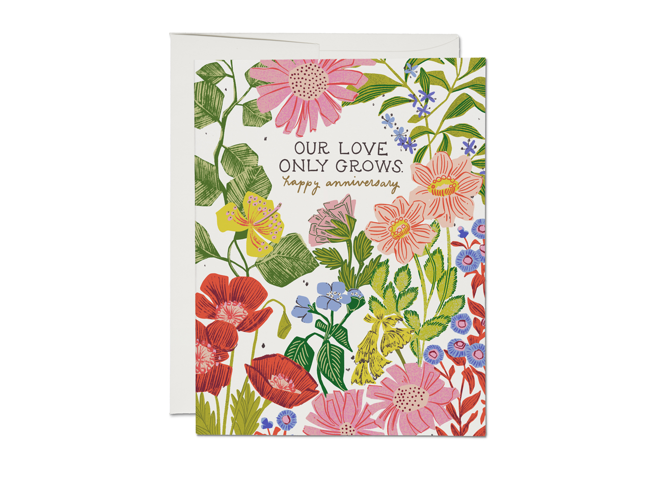 Our Love Only Grows anniversary