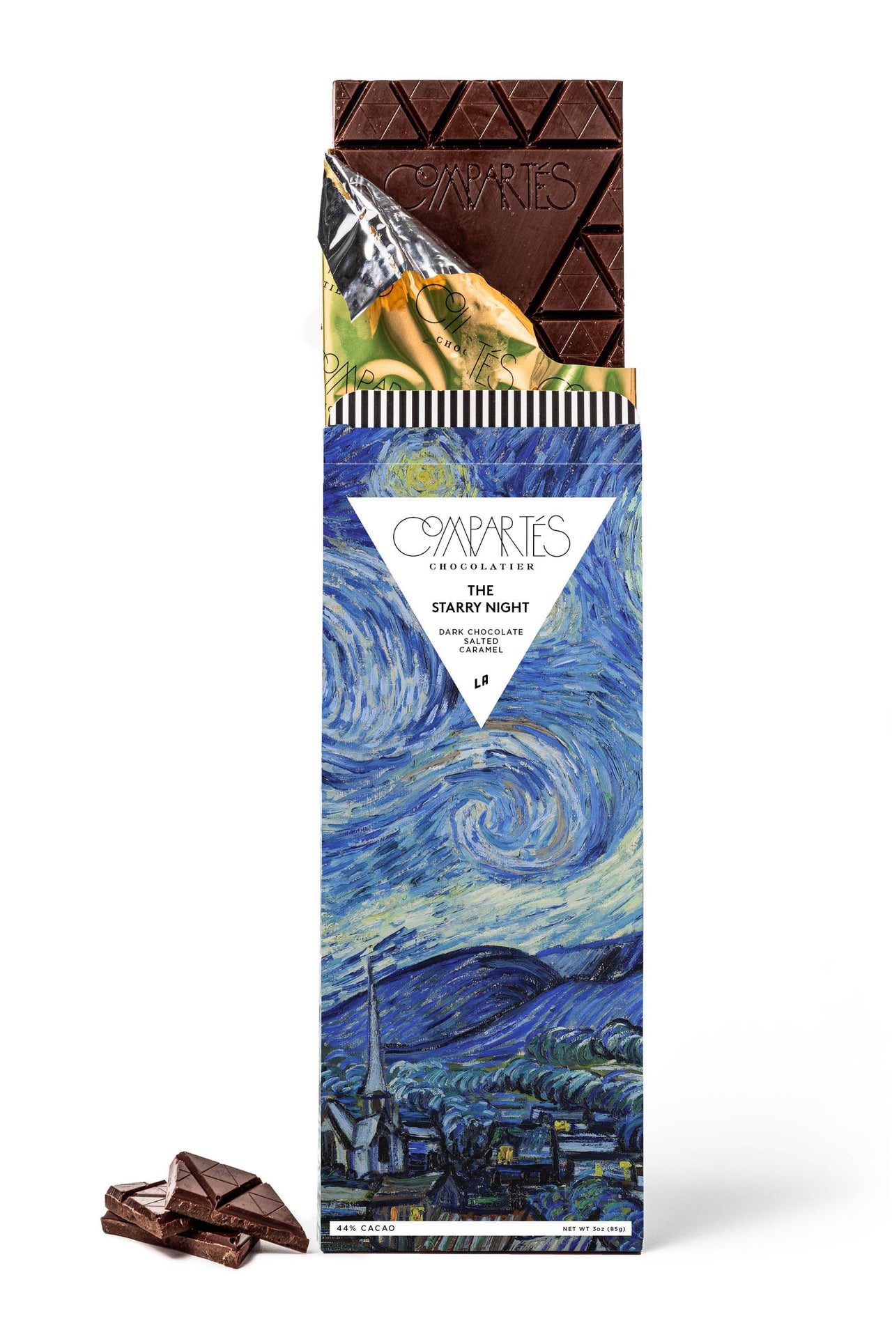 NEW Starry Night Van Gogh Chocolate Bar -Salted Caramel Dark