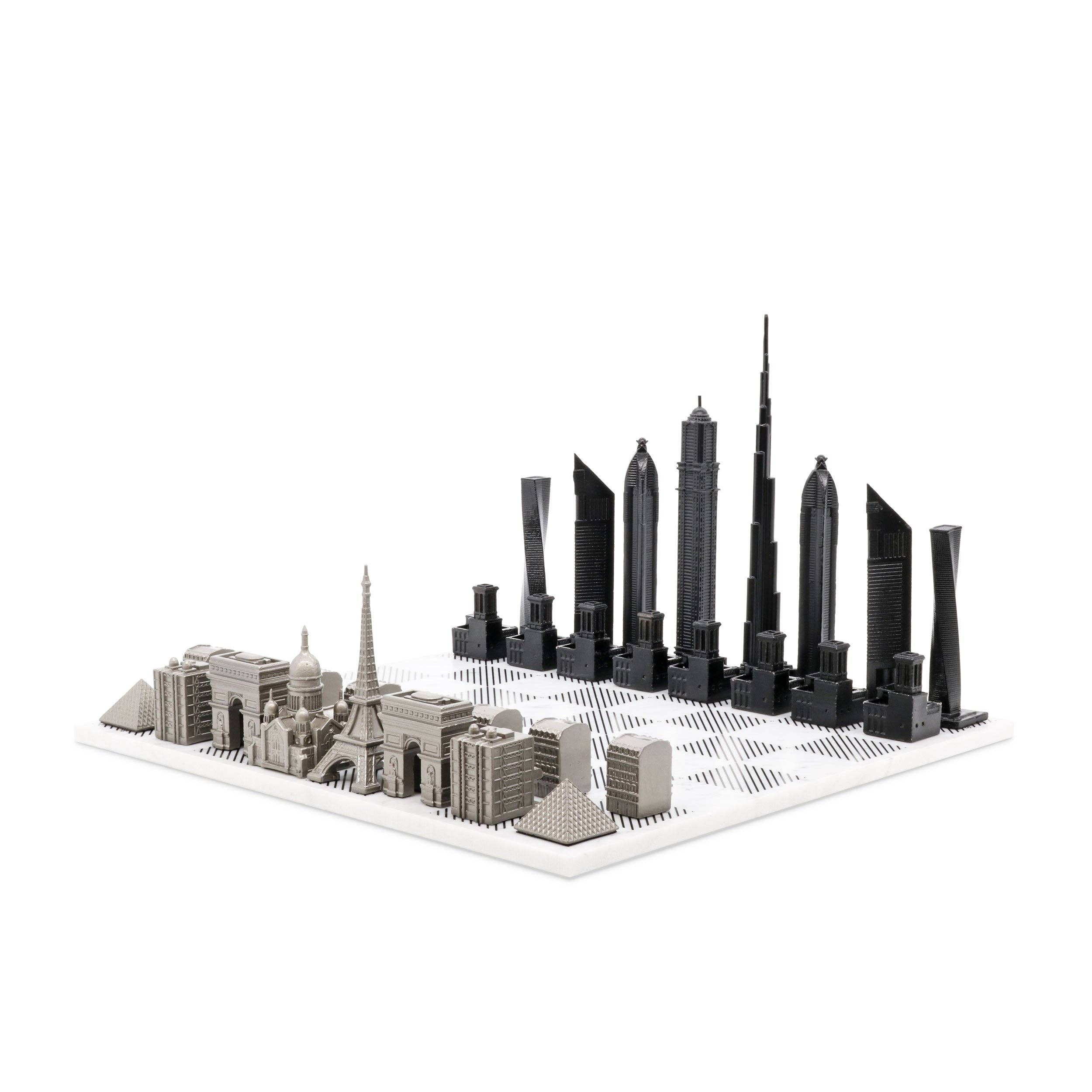 Stainless Steel Special Edition (Two City Combination): B/W Wooden Boa ...