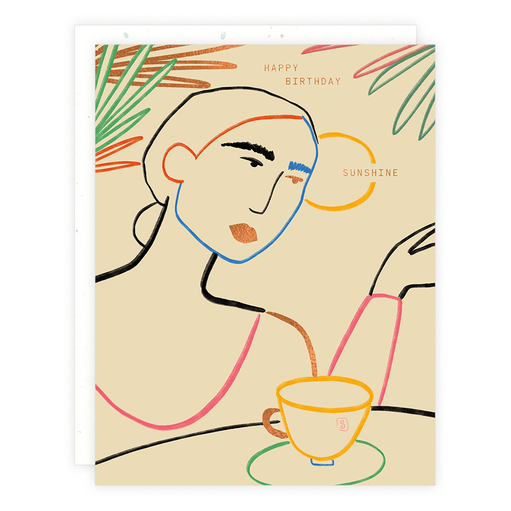 Colorful Contour Lady