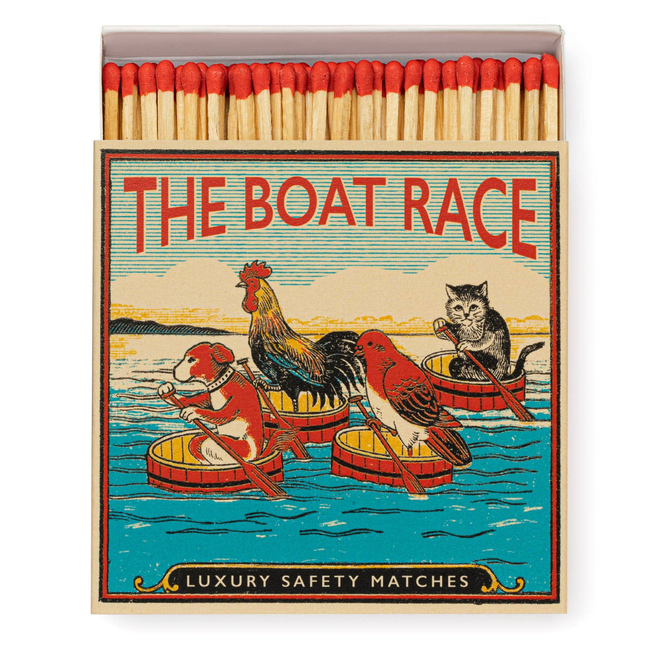 The Boat Race Square Matchbox