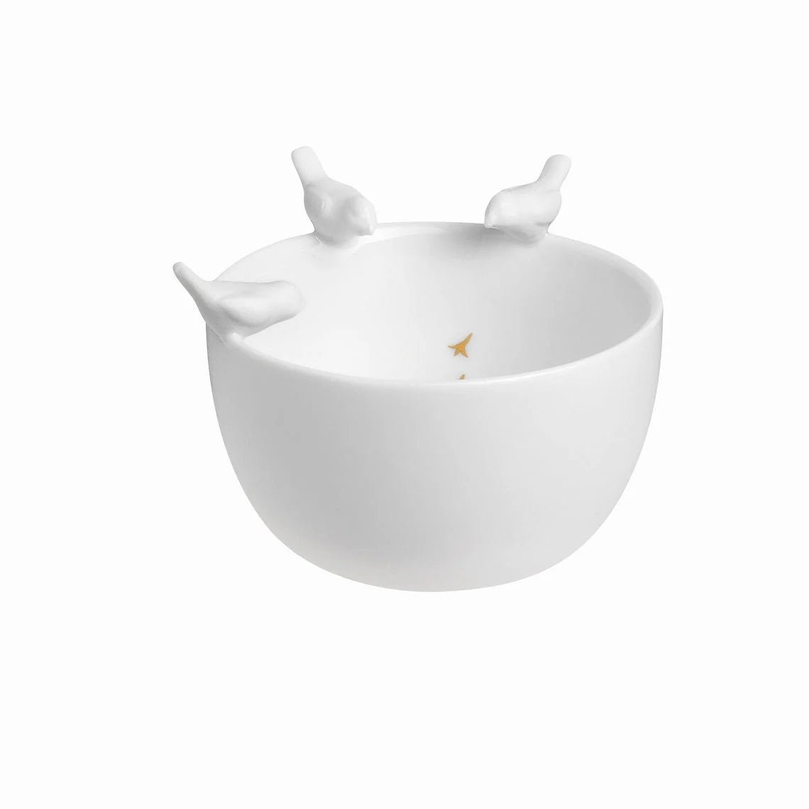 Porcelain Stories Decorative Bird Bowl 3.1" Dia.