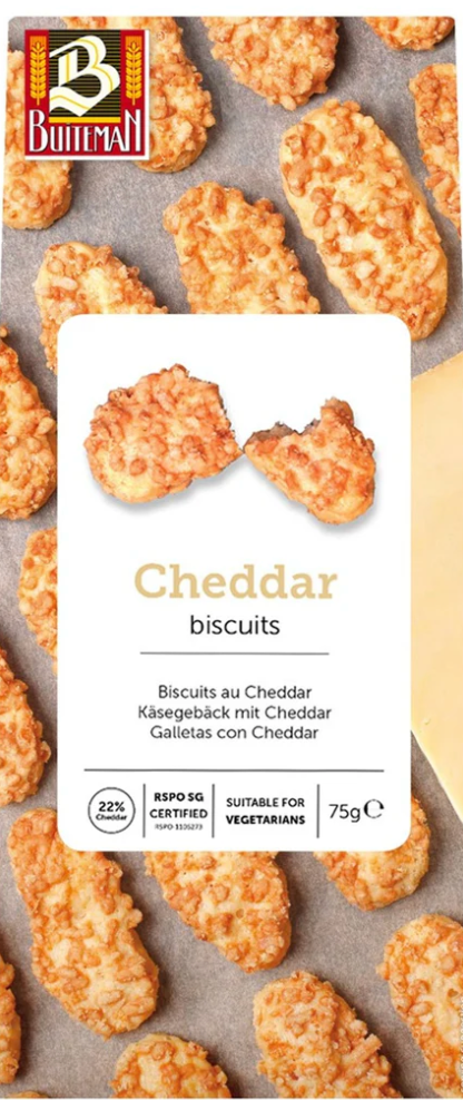 Buiteman Cheddar Biscuits (75g)