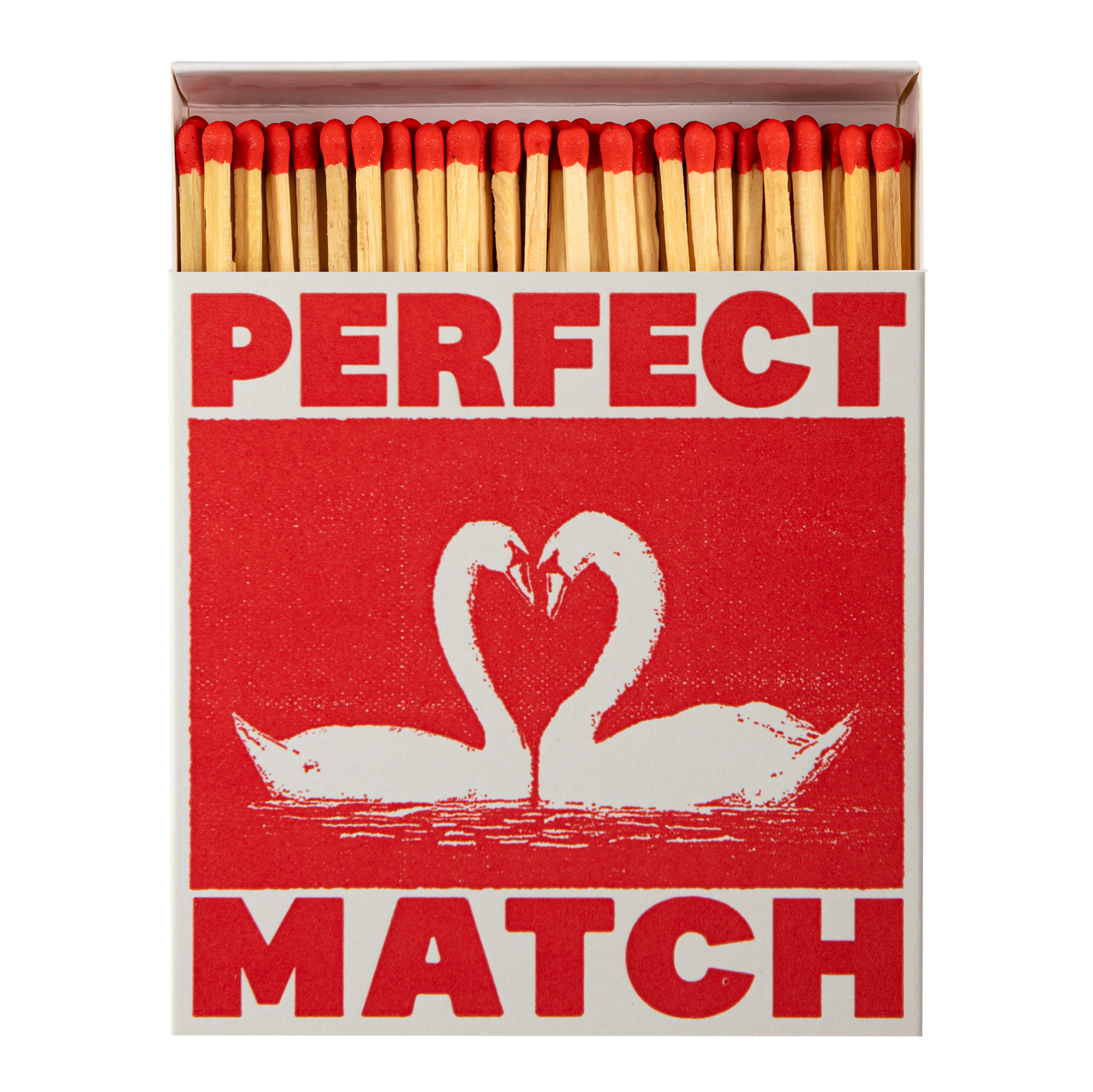 I Like You Swan | Square - Safety Matches