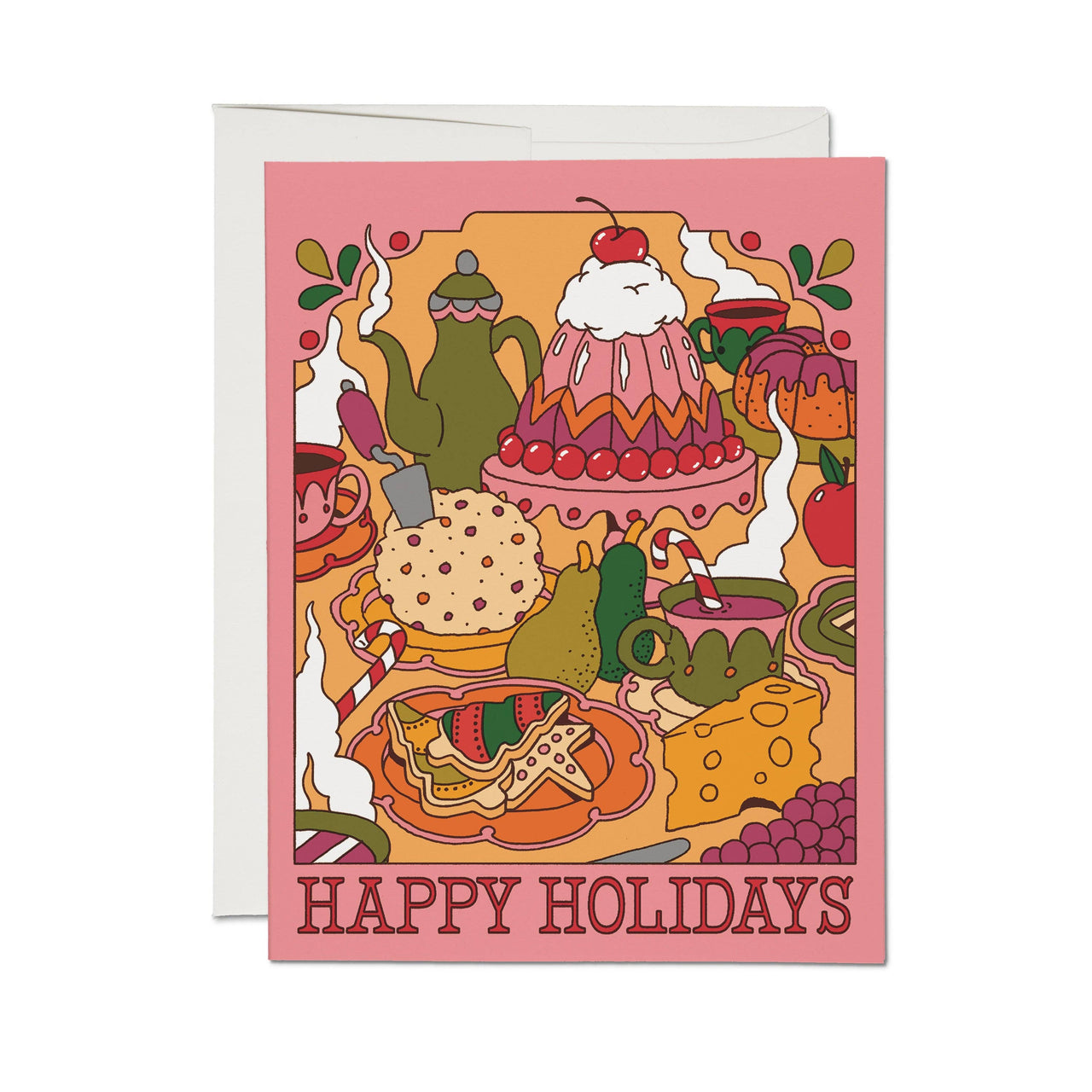 Happy Holidays Feast greeting card