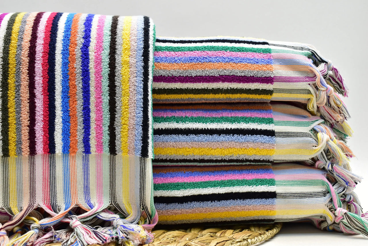 Bath Towel 36x 70 Stripes - Multicolor 1